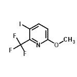 CAS#: 503184-34-7, 3-Iodo-6-Methoxy-2-(Trifluoromethyl)Pyridine