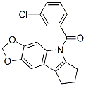 CAS#: 50332-14-4, 5,6,7,8-Tetrahydro-5-(3-Chlorobenzoyl)Cyclopenta[b]-1,3-Dioxolo[4,5-f]Indole