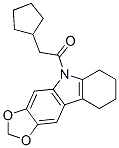 CAS#: 50332-28-0, 5-(Cyclopentylacetyl)-6,7,8,9-Tetrahydro-5H-1,3-Dioxolo[4,5-b]Carbazole