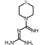 CAS 登录号：503427-30-3， N-(二氨基亚甲基)-4-硫代吗啉甲脒