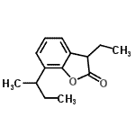 CAS#: 503545-28-6, 7-Sec-Butyl-3-Ethyl-1-Benzofuran-2(3H)-One