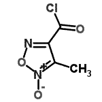 CAS 登录号：50412-70-9， 4-甲基-1,2,5-恶二唑-3-甲酰氯5-氧化物