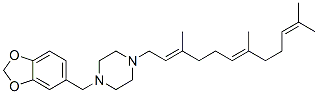 CAS#: 50419-27-7, 1-Piperonyl-4-[(2E,6E)-3,7,11-Trimethyl-2,6,10-Dodecatrienyl]Piperazine