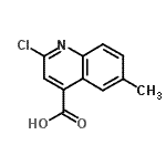 CAS#: 50503-75-8, 2-Chloro-6-Methyl-4-Quinolinecarboxylic Acid