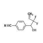 CAS 登录号：505068-78-0， 4-(2,2-二氟-1-羟基-3-丁烯-1-基)苯甲腈