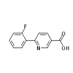 CAS 登录号：505082-91-7， 6-(2-氟苯基)烟酸