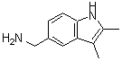 CAS 登录号：5054-94-4， 1-(2,3-二甲基-1H-吲哚-5-基)甲胺