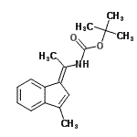 CAS#: 50585-35-8, 2-Methyl-2-Propanyl [(1E)-1-(3-Methyl-1H-Inden-1-Ylidene)Ethyl]Carbamate