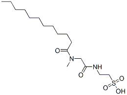 CAS 登录号：50613-54-2， 2-[[2-(月桂酰-甲基-氨基)乙酰基]氨基]乙烷磺酸