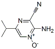 CAS 登录号：50627-15-1， 3-氨基-6-(1-甲基乙基)-吡嗪甲腈 4-氧化物