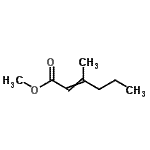 CAS#: 50652-80-7, Methyl 3-Methyl-2-Hexenoate
