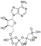 CAS 登录号：50676-82-9， 腺苷5'-(氢((羟基((羟基(膦酰氧基)亚膦酰)氧基)亚膦酰)甲基)膦酸酯)