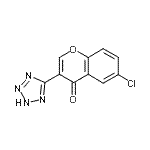 CAS#: 50743-50-5, 6-Chloro-3-(2H-Tetrazol-5-Yl)-4H-Chromen-4-One