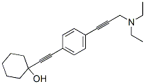 CAS#: 5076-60-8, 1-[[4-[3-(Diethylamino)-1-Propynyl]Phenyl]Ethynyl]-1-Cyclohexanol