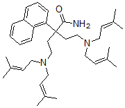CAS#: 50765-97-4, alpha,alpha-Bis[2-[Bis(3-Methyl-2-Butenyl)Amino]Ethyl]-1-Naphthaleneacetamide