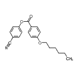 CAS#: 50793-87-8, 4-Cyanophenyl 4-(Hexyloxy)Benzoate