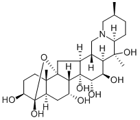 CAS#: 508-65-6, 4a,9-Epoxycevane-3b,4,7a,14,15a,16b,20-heptol