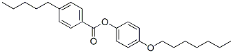 CAS 登录号：50802-53-4， 4-戊基苯甲酸 4-(庚氧基)苯基酯