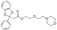 CAS#: 50836-20-9, 2-(2-Morpholinoethoxy)Ethyl 2-Phenyl-1,3-Benzodioxole-2-Acetate