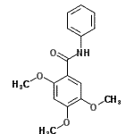 CAS#: 50879-52-2, 2,4,5-Trimethoxy-N-Phenylbenzamide