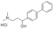 CAS#: 50910-17-3, alpha-(2-(Dimethylamino)Ethyl)-4-Biphenylmethanol Hydrochloride