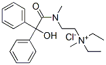 CAS#: 510-08-7, Diethyl-[2-[(2-Hydroxy-2,2-Diphenyl-Acetyl)-Methyl-Amino]Ethyl]-Methyl-Azanium Chloride