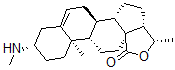 CAS 登录号：510-31-6， (20S)-20-羟基-3beta-(甲基氨基)孕甾-5-烯-18-酸 gamma-内酯