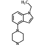 CAS 登录号：511232-04-5， 1-乙基-4-(1-哌嗪基)-1H-吲哚