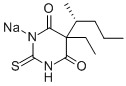 CAS#: 51165-38-9, R-(+)-Thiopental Sodium