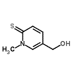 CAS#: 51206-44-1, 5-(Hydroxymethyl)-1-Methyl-2(1H)-Pyridinethione