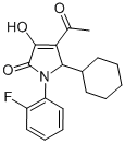 CAS 登录号：512176-99-7， 4-乙酰基-5-环己基-1-(2-氟苯基)-1,5-二氢-3-羟基-2H-吡咯-2-酮