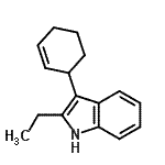 CAS#: 512205-45-7, 3-(2-Cyclohexen-1-Yl)-2-Ethyl-1H-Indole
