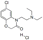 CAS 登录号：51244-42-9， 6-氯-4-[2-(二乙基氨基)乙基]-2H-1,4-苯并恶嗪-3(4H)-酮单盐酸盐