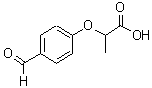 CAS 登录号：51264-78-9， 2-(4-甲酰基-苯氧基)-丙酸