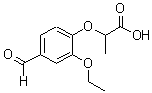CAS 登录号：51264-80-3， 2-(2-乙氧基-4-甲酰基苯氧基)丙酸