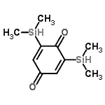 CAS#: 512834-05-8, 2,6-Bis(Dimethylsilyl)-1,4-Benzoquinone