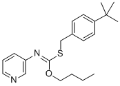 CAS#: 51308-64-6, O-Butyl S-((4-(1,1-Dimethylethyl)Phenyl)Methyl) 3-Pyridinylcarbonimidothioate