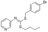CAS#: 51308-80-6, S-(4-Bromophenyl)Methyl S-Butyl 3-Pyridinylcarbonimidodithioate