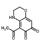 CAS#: 51321-91-6, 5-Acetyl-3,4-Dihydro-2H-1,4-Benzoxazine-6,7-Dione