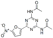 CAS 登录号：51325-35-0， N,N'-[6-(5-硝基-2-呋喃基)-1,3,5-三嗪-2,4-二基]二乙酰胺