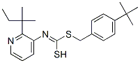 CAS#: 51379-05-6, S-(4-(1,1-Dimethylethyl)Phenyl)Methyl S-(1,1-Dimethylpropyl) 3-Pyridinylcarbonimidodithioate