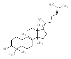 CAS#: 514-46-5, (13alpha,14beta,17alpha,20S)-5alpha-Lanosta-8,24-Dien-3beta-Ol