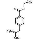 CAS 登录号：514821-16-0， 乙基4-(2-甲基-2-丙烯-1-基)苯甲酸酯