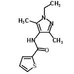 CAS#: 514855-99-3, N-(1-Ethyl-3,5-Dimethyl-1H-Pyrazol-4-Yl)-2-Thiophenecarboxamide