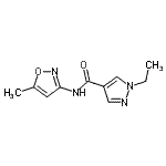 CAS#: 515122-60-8, 1-Ethyl-N-(5-Methyl-1,2-Oxazol-3-Yl)-1H-Pyrazole-4-Carboxamide