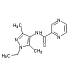 CAS#: 515828-81-6, N-(1-Ethyl-3,5-Dimethyl-1H-Pyrazol-4-Yl)-2-Pyrazinecarboxamide