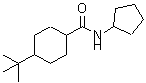 CAS 登录号：515859-89-9， N-环戊基-4-(2-甲基-2-丙基)环己烷甲酰胺