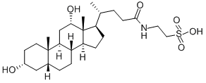 CAS#: 516-50-7, 2-[4-[(3R,5R,8R,9S,10S,12S,13R,14S,17R)-3,12-Dihydroxy-10,13-Dimethyl-2,3,4,5,6,7,8,9,11,12,14,15,16,17-Tetradecahydro-1H-Cyclopenta[a]Phenanthren-17-Yl]Pentanoylamino]Ethanesulfonic Acid