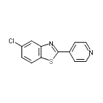 CAS#: 51643-57-3, 5-Chloro-2-(4-Pyridinyl)-1,3-Benzothiazole