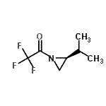 CAS 登录号：516455-10-0， 2,2,2-三氟-1-[(2S)-2-异丙基-1-氮丙啶基]乙酮